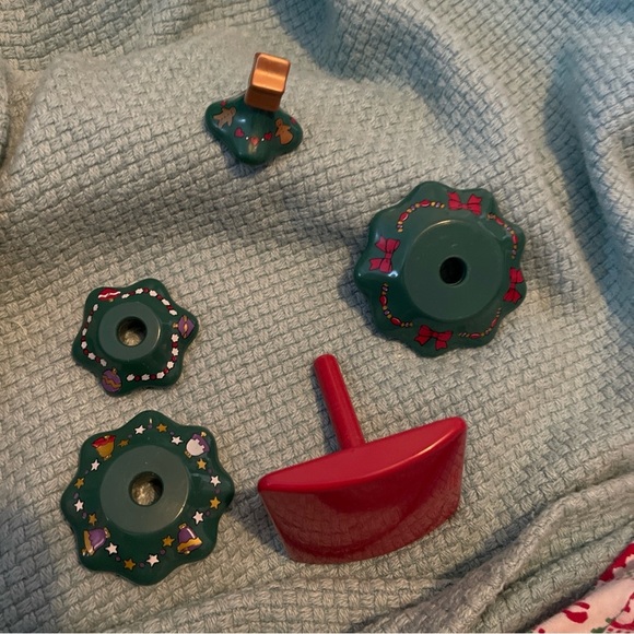 American Girl Bitty Baby Stacking Christmas Tree Santas Helper Toy Gold Star - Picture 6 of 7